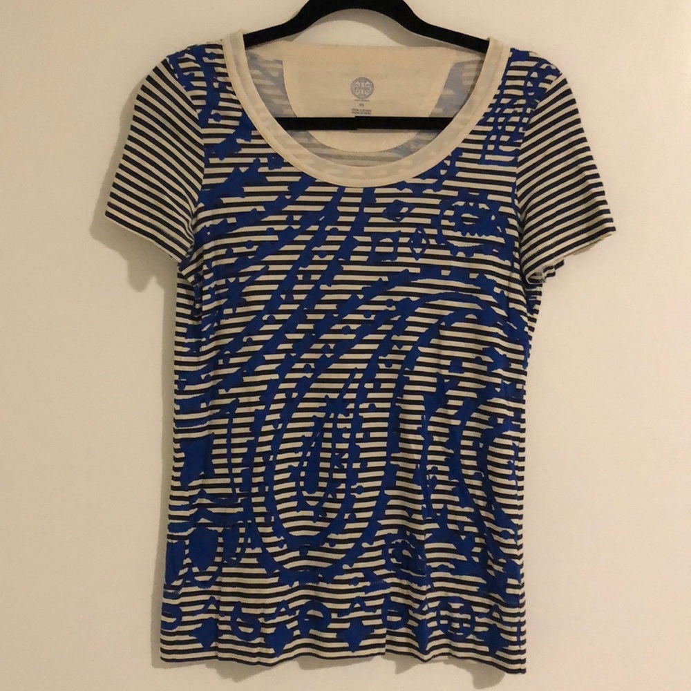 Tory Burch short sleeve patterned t shirt